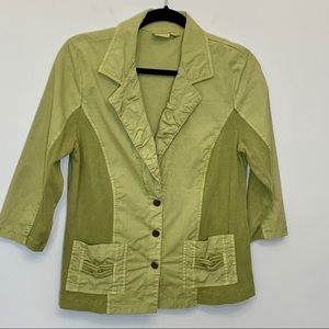 Chico’s Olive green Zenergy blazer